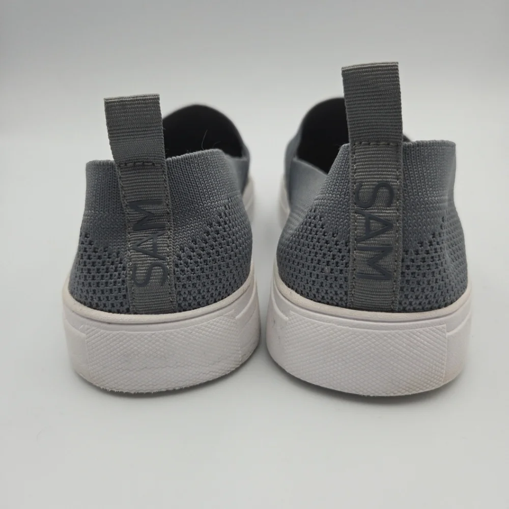 Sam Edelman Men Shoes Slip On Grey SANTINO‎ Lightweight Boat Loafer Sz 9.5 EUC